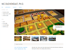 Tablet Screenshot of ducheneaut.info